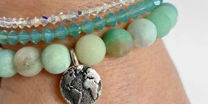 Alie & Elsie Jewelry Inc Beaded & Swarovski Bracelet Set - 40% off