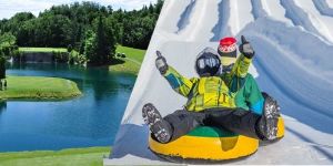 Duo golf et glissades