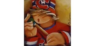 Oeuvre d'art «Le Sportif» de l'artiste québécois Marc Galipeau
