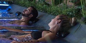 Deux accès pour les bains chez Noah Spa!