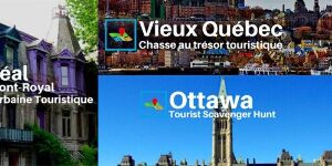 Tourist Scavenger Hunt Chasse au trésor touristique (Plusieurs villes offertes)