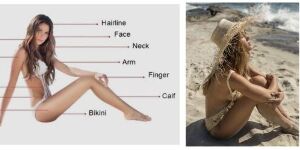 Hidden Gem Spa 50% off Three (3) Permanent Hair Removal Treatments - Regina