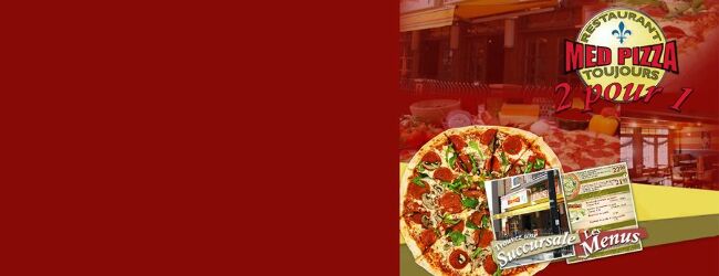 Med Pizza Restaurant, Saint-Hyacinthe - Electronic gift certificate ($30)