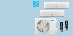Climatisation Confort+ Magog Thermopompe GREE MUTIZONE 30 000 BTU / 2 unité Int 12 000 btu